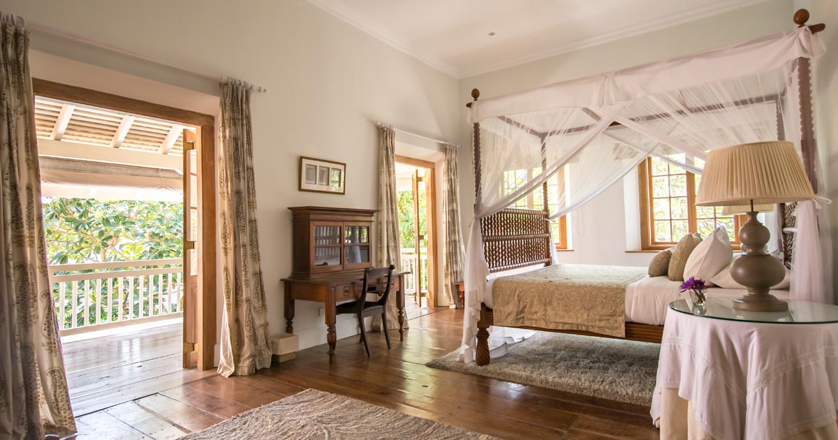 Private Villas Galle Premier Garden View Room Rampart Street