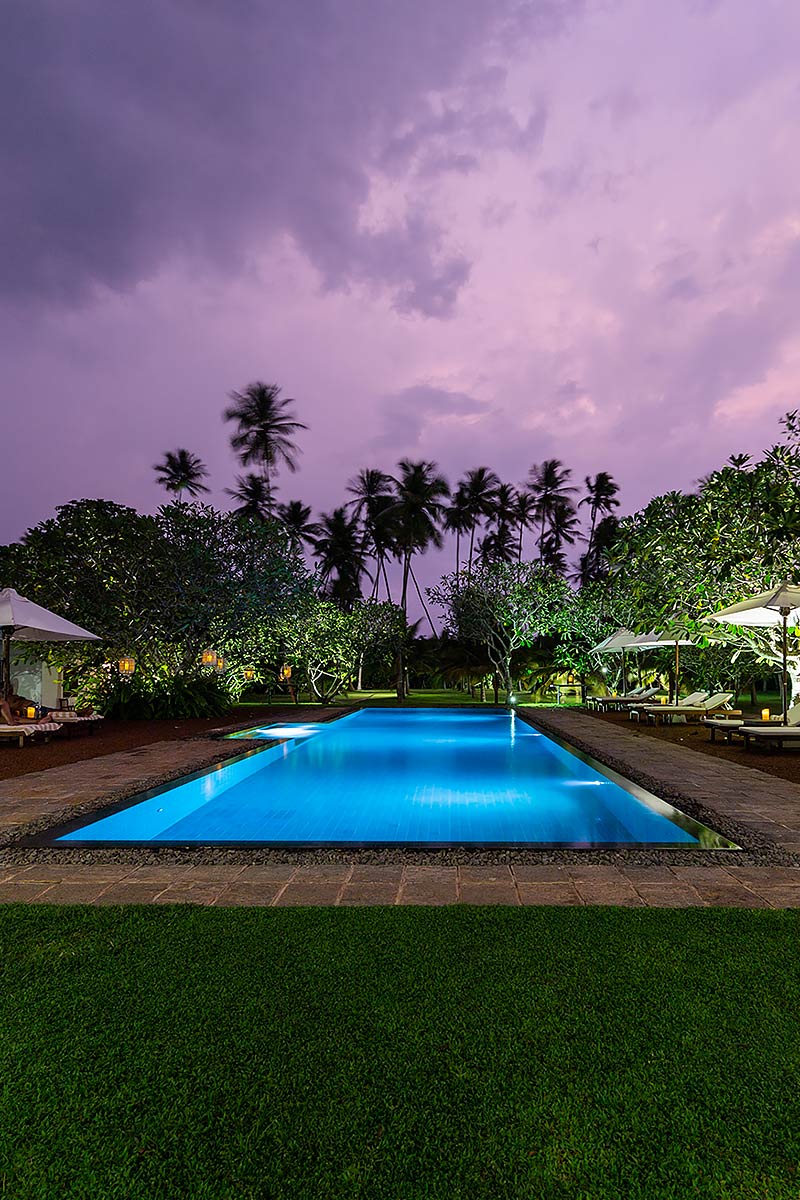 Pool at Rock Villa, a luxury boutique villa in Bentota by Taru Villas